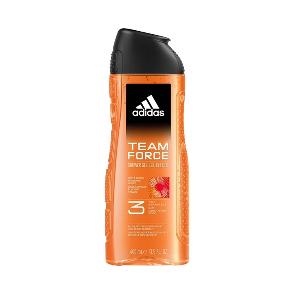 Adidas Team Force In Shower Gel 400ml – - Main Image