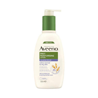 Aveeno Daily Moisturising Lotion Calming Relief Normal To Dry Skin 300ml