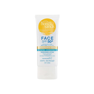 Bondi Sands SPF 50+ Fragrance Free Hydrating Tinted Face Lotion 75ml