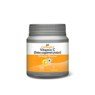 Boots Chewable Vitamin C Orange flavour 100 Tablets