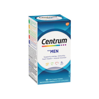 Centrum Men Daily Multivitamin Mineral Supplement 90 Tablets
