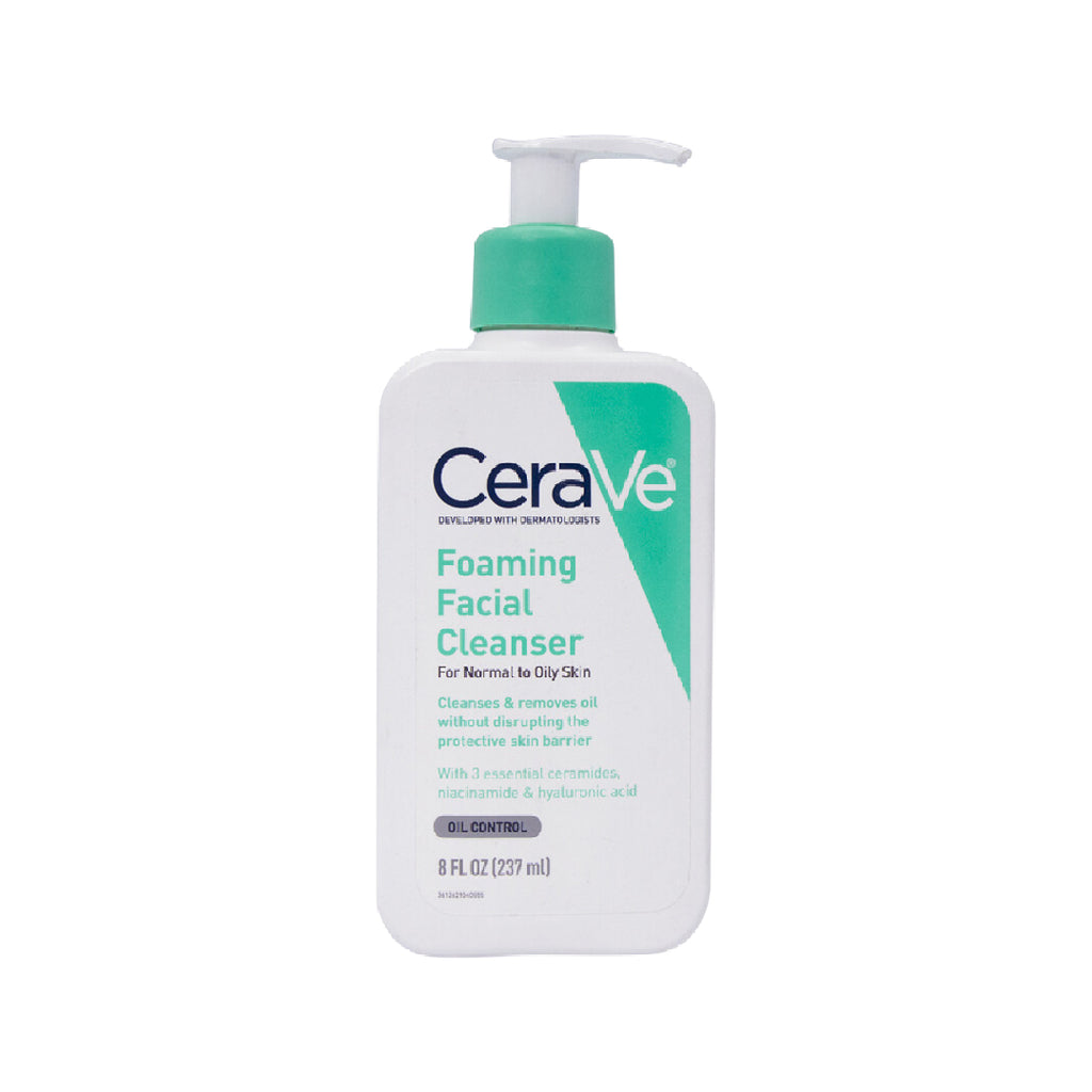 Cerave Foaming Facial Cleanser For Normal To Oily Skin 237ml ...