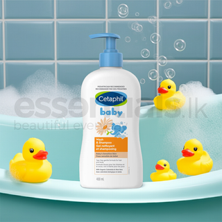 Cetaphil Baby Wash & Shampoo For Sensitive Skin 400ml
