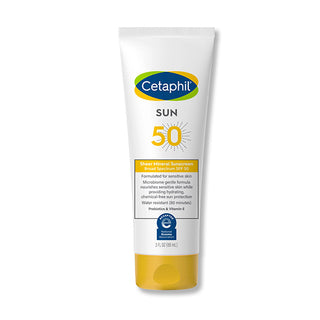 Cetaphil Sheer Mineral Sunscreen Broad Spectrum SPF 50 89ml