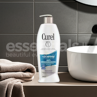 Curel Itch Defense Calming Lotion Moisturizer for Dry, Itchy, Eczema-Prone Skin 480ml