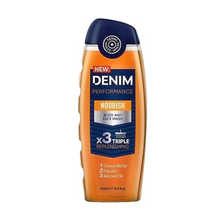 Denim Nourish Body & Face Wash 400ml