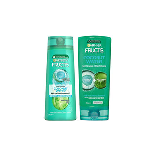 Garnier Fructis Coconut Water Balancing Shampoo & Softening Conditioner 315ml