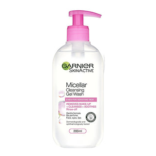 Garnier Micellar Gel Face Wash For Sensitive Skin 200ml