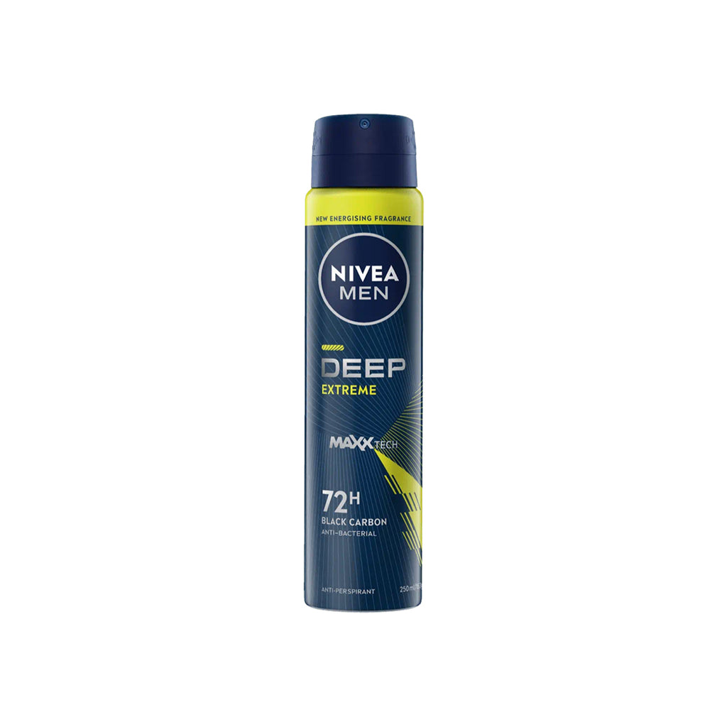 Nivea Men Deep Extreme AntiPerspirant Aerosol Deodorant Spray 250ml