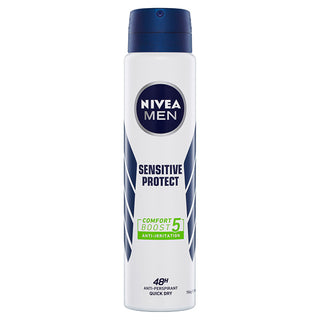 Nivea Men Sensitive Protect Anti-Perspirant Aerosol Deodorant 250ml - AU