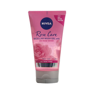 Nivea Rose Care Micellar Face Wash, Organic Rose, All Skin Types, 150ml