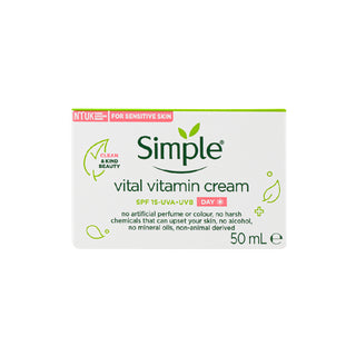 Simple Vital Vitamin Day Cream SPF15 50ml