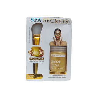 Spa Secrets Gold Gel Face Mask  With Silicone Applicator 140ml
