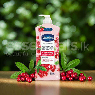 Vaseline Healthy Bright Superfood Freshlock Cranberry Body Lotion 500ml