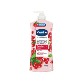 Vaseline Healthy Bright Superfood Freshlock Cranberry Body Lotion 500ml