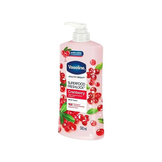 Vaseline Healthy Bright Superfood Freshlock Cranberry Body Lotion 500ml