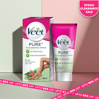 Veet Pure Hair Removal Cream Dry Skin 30g
