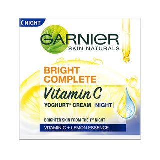 Garnier Bright Complete Vitamin C Serum Night Cream 18g