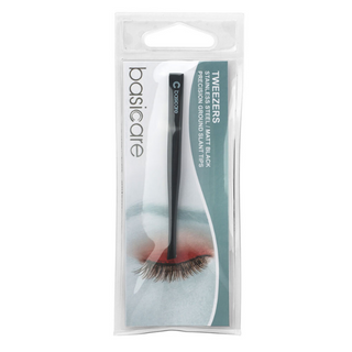 Basicare Tweezers Matte Black 8.5cm