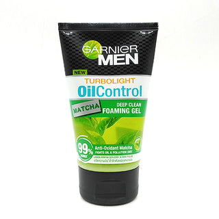 Garnier Men Turbolight Oil Control Matcha Foaming Gel 100ml