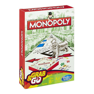 Hasbro Gaming Monopoly Grab & Go Travel Game