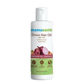 Mamaearth Onion Hair Oil for Hair Regrowth & Hair Fall Control - 150ml