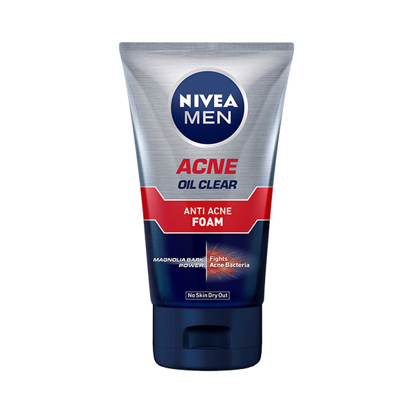 Buy Nivea Men Acne Oil Clear Anti Acne Defense Foam 100ml In Sri Lanka
