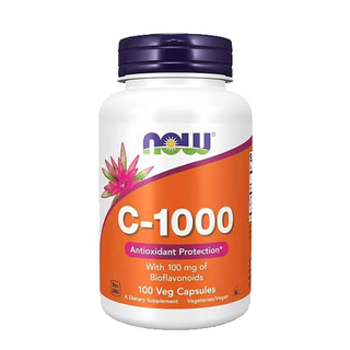 Now Vitamin C-1,000 with 100mg of Bioflavonoids 100 Veg Capsules