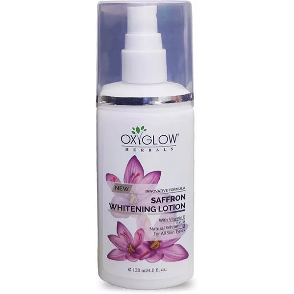 Buy OxyGlow Saffron Whitening Lotion 120ml In Sri Lanka Essentials.lk