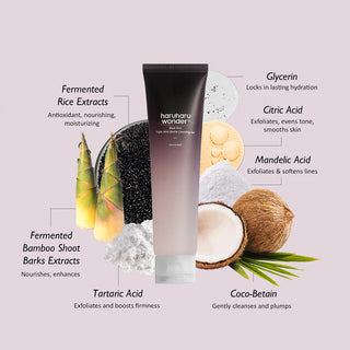 HaruHaru Wonder Black Rice Triple AHA Gentle Cleansing Gel Unscented 100 ml