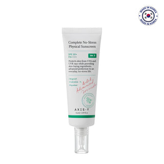 AXIS-Y Complete No-Stress Physical Sunscreen SPF 50+ PA++++ 50ml