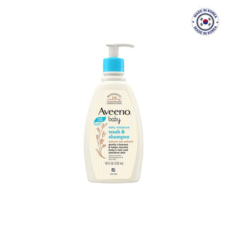 Aveeno Baby Daily Moisture Wash & Shampoo 532ml