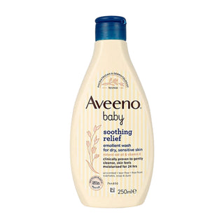 Aveeno Baby Soothing Relief Emollient Wash For Dry,Senstive Skin 250ml