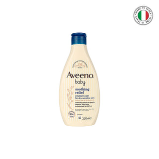Aveeno Baby Soothing Relief Emollient Wash For Dry,Senstive Skin 250ml