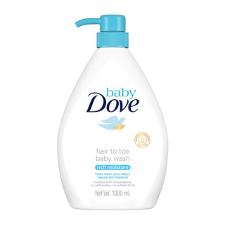 Baby Dove Hair to Toe Baby Wash Rich Moisture 1l