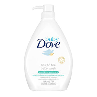 Baby Dove Sensitive Moisture Hair to Toe Wash 1l