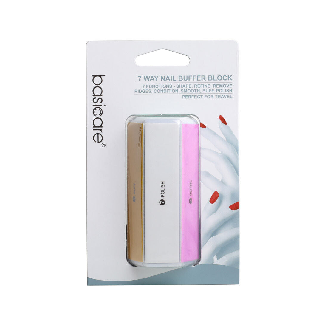 Basicare 7 Way Nail Buffer Block – Essentials.lk
