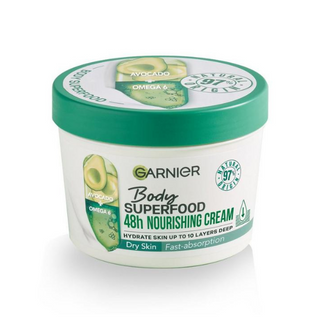 Garnier Body Superfood Avacado 48h Nourishing Cream For Dry Skin 380ml