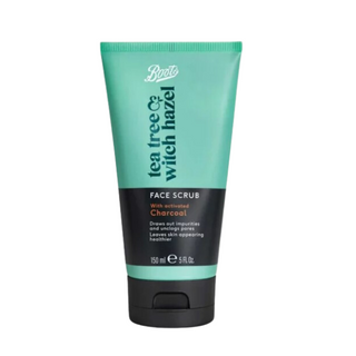 Boots Tea Tree & Witch Hazel Charcoal Face Scrub 150ml