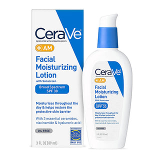 CeraVe AM Facial Moisturizing Lotion With Sunscreen SPF 30 89ml