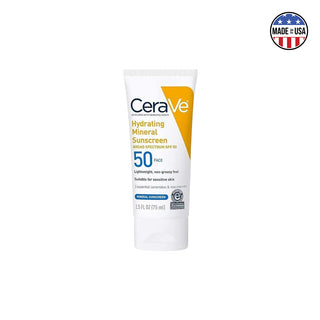 CeraVe Hydrating Mineral Sunscreen SPF 50 For Face