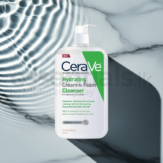 Cerave Hydrating Cream To Foam Cleanser For Normal To Dry Skin 355ml