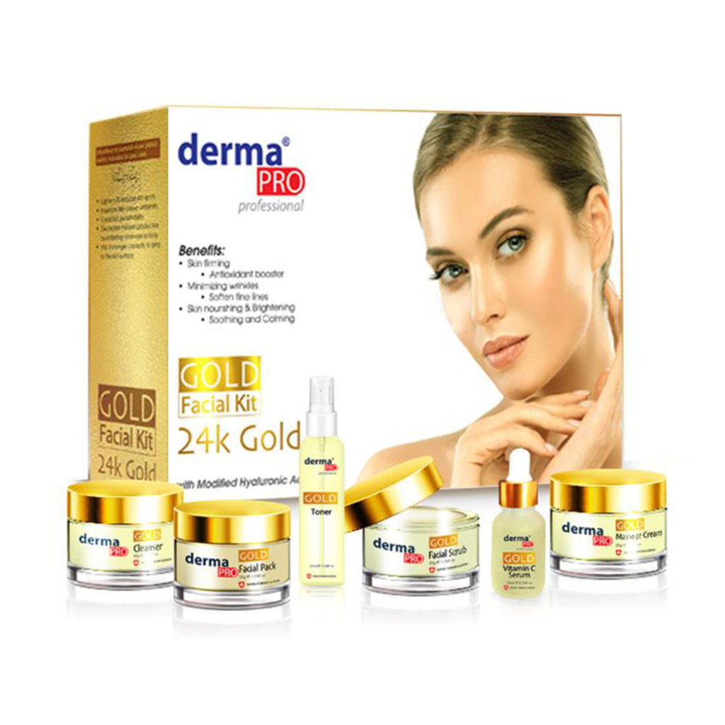 Derma Pro 24K Gold Facial Kit – Essentials.lk