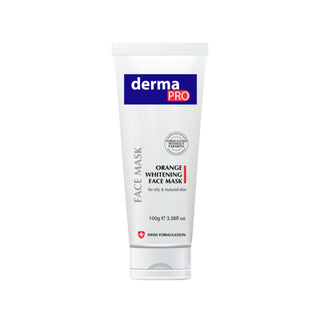 Derma Pro Orange Whitening Face Mask For Oily & Matured Skin 100g