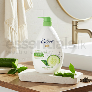 Dove Refreshing Cucumber & Green tea 24H Nourishment Body Wash 1l