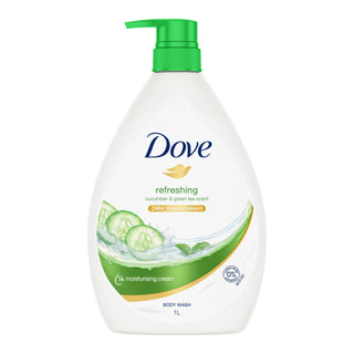 Dove Refreshing Cucumber & Green tea 24H Nourishment Body Wash 1l