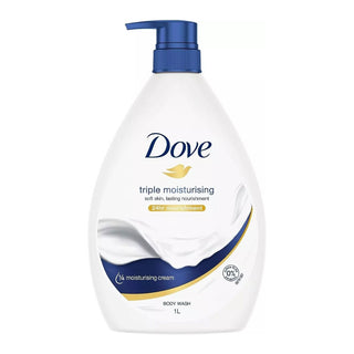 Dove Triple Moisturising 24hr Nourishment Body Wash 1l - AU