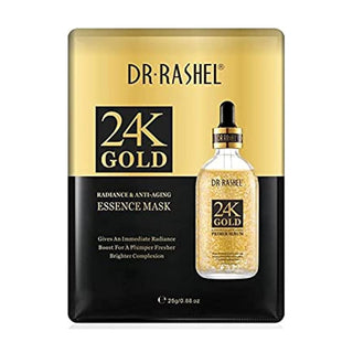 Dr. Rashel 24k Gold Radiance & Anti  Aging Essence Mask 5 Pcs