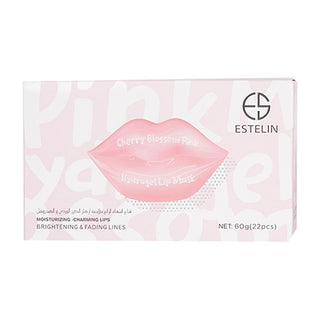 Estelin Cherry Blossom Pink Hydrogel Lip Mask 22pcs