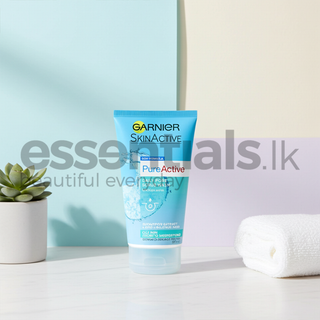 Garnier Pure Active Daily Pore Scrub Wash For Oily Skin 150ml